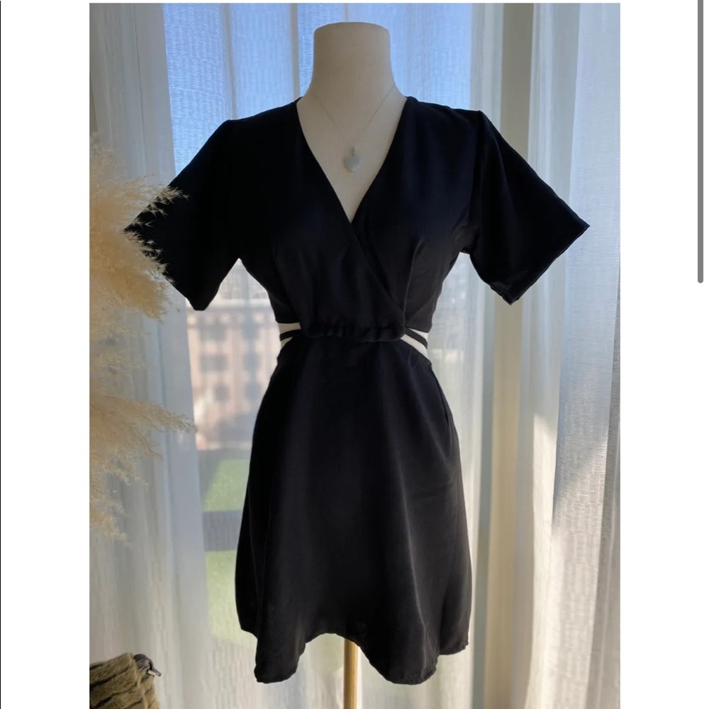 Cut Out Waist Dress